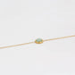 Pulsera de Aleación Bañado en Oro con Cristal Emporia® Verde