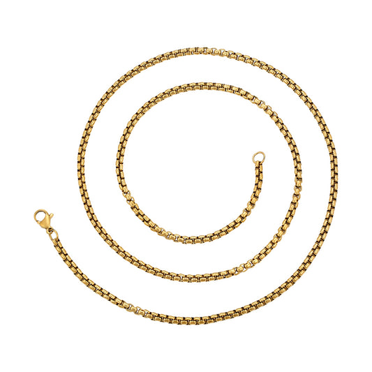Collar de Aleación Bañado en Oro