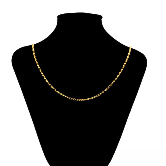 Collar de Aleación Bañado en Oro