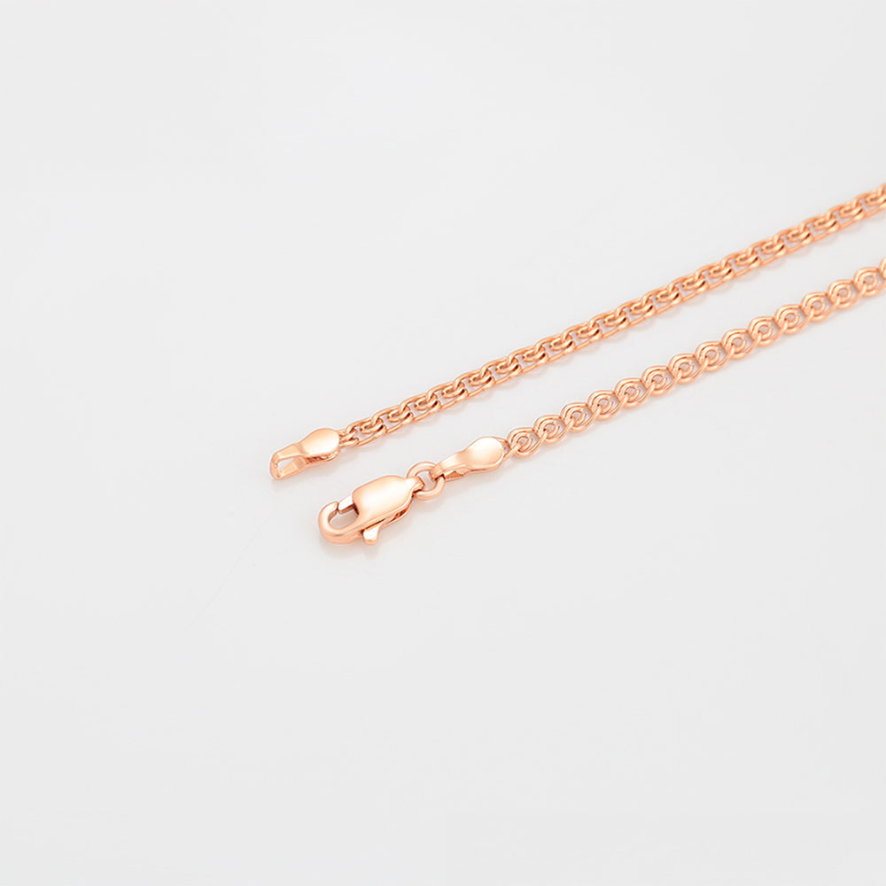 Collar de Aleación Bañado en Oro 8 