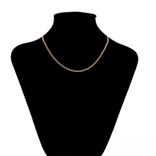 Collar de Aleación Bañado en Oro
