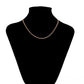 Collar de Aleación Bañado en Oro