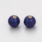 Talismán de Aleación Bañado en Oro con Cristal Emporia® Azul