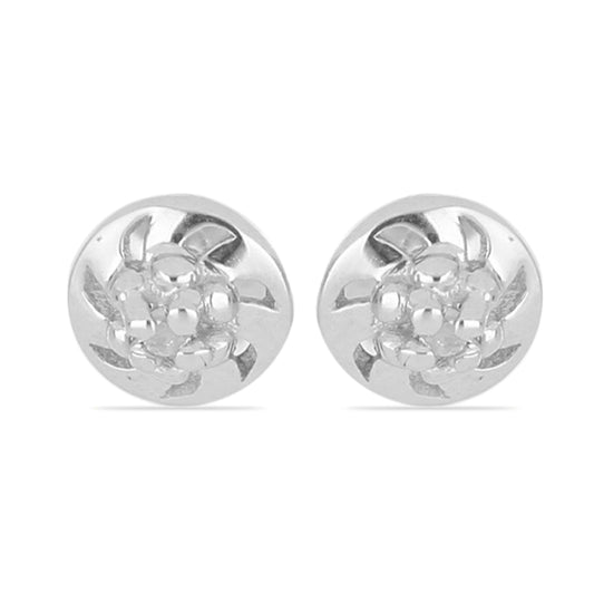 Pendientes de Plata con Diamante