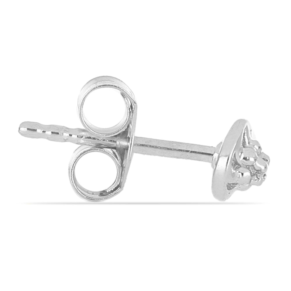 Pendientes de Plata con Diamante 2 