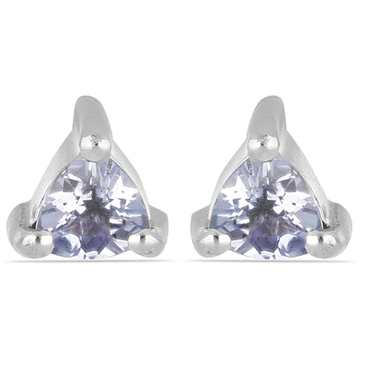 Pendientes de Plata con Tanzanita