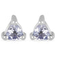 Pendientes de Plata con Tanzanita