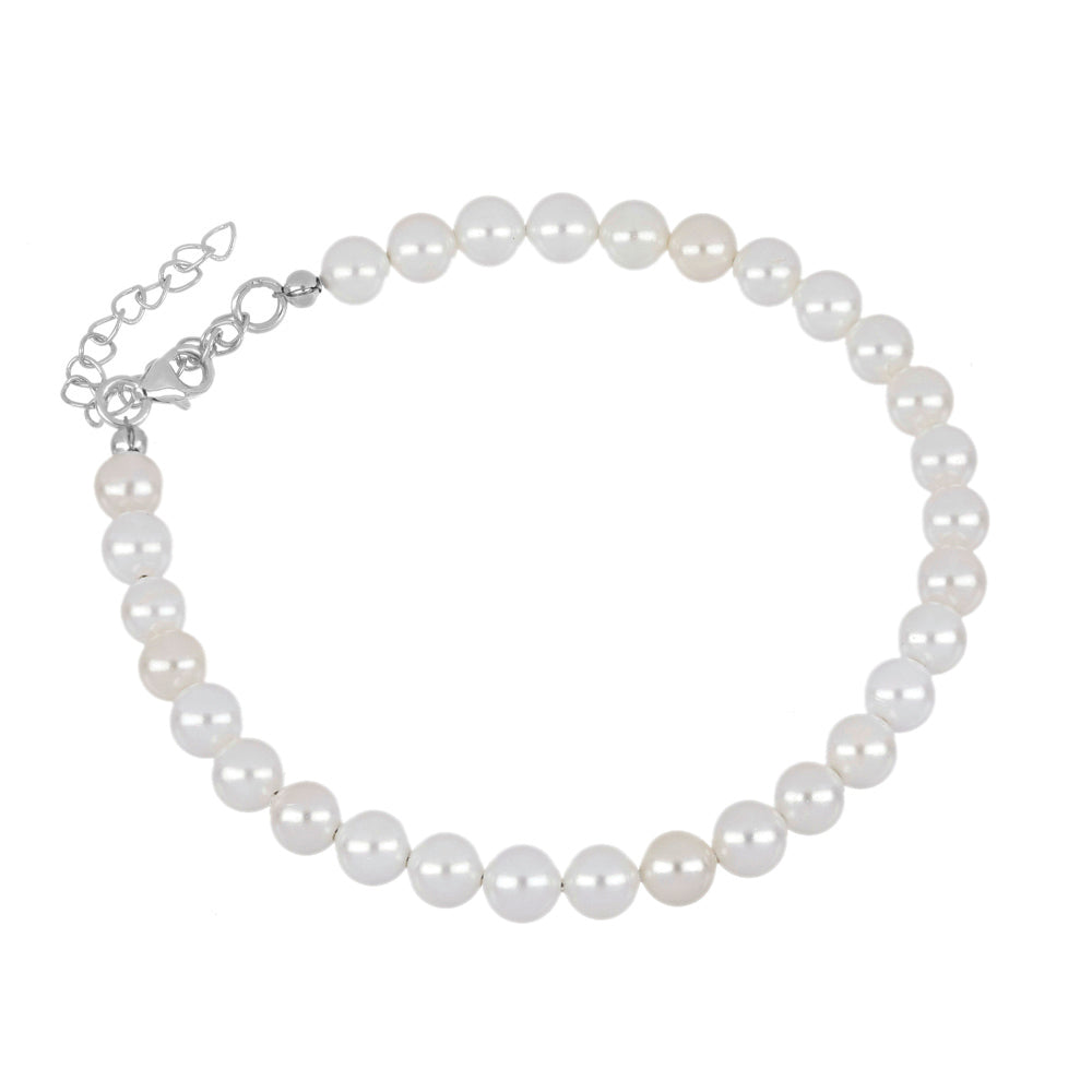 Pulsera de Plata con Perla de Agua Dulce 1 