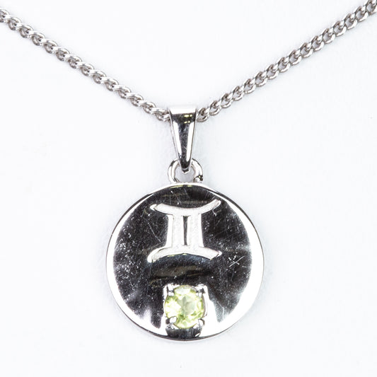 Colgante de Plata con Peridoto de Changbai