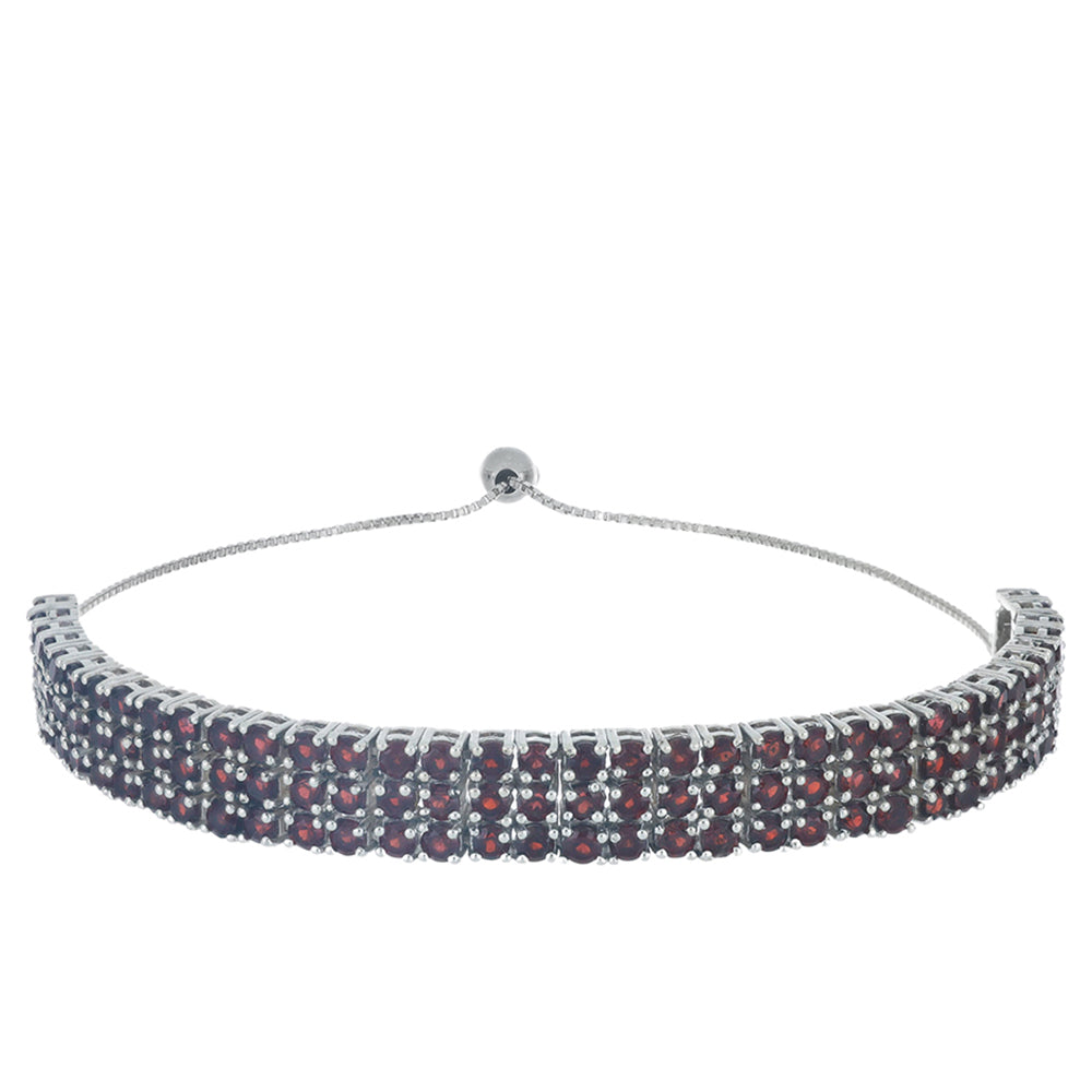 Pulsera de Plata con Granate Barton 1 