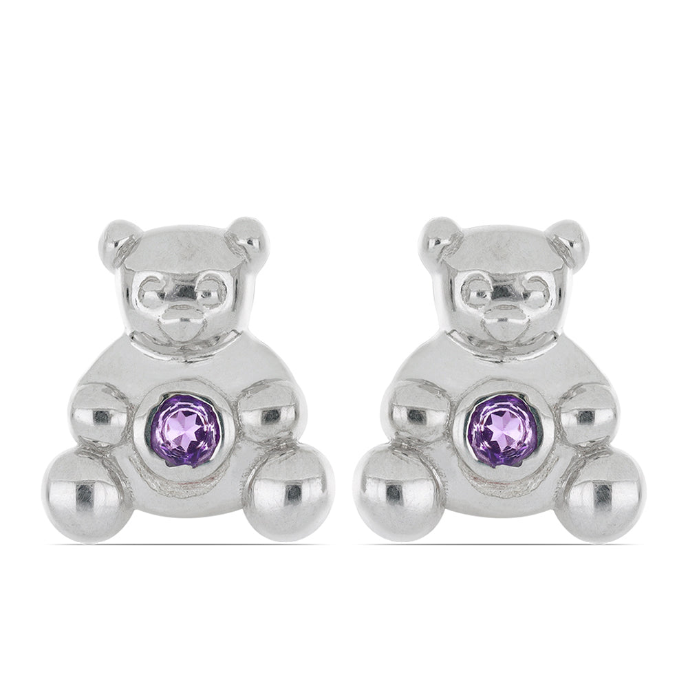 Pendientes de Plata con Amatista de Marruecos 1 