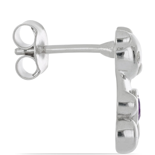 Pendientes de Plata con Amatista de Marruecos