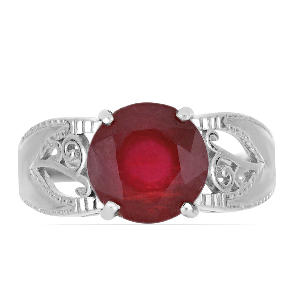 Anillo de Plata con Rubí de Madagascar 1 