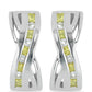 Pendientes de Plata con Diamante Amarillo y Zircón Blanco