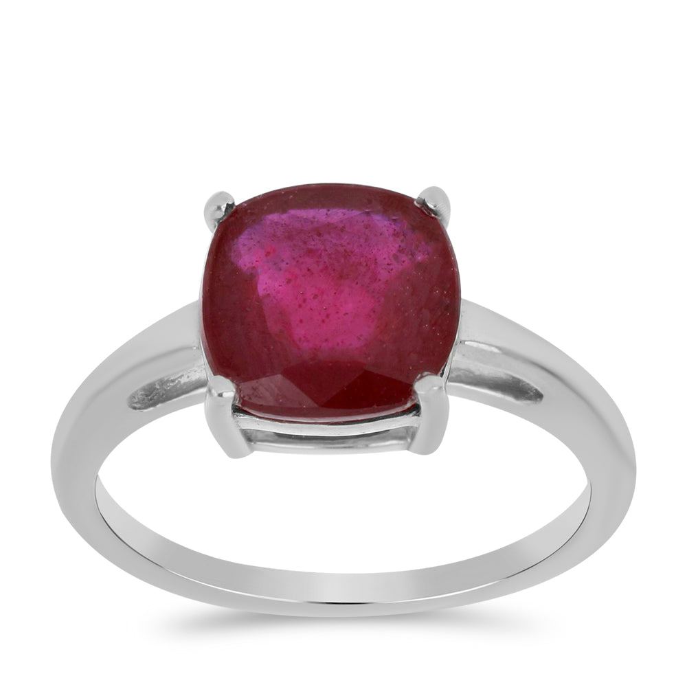 Anillo de Plata con Rubí de Madagascar 3 