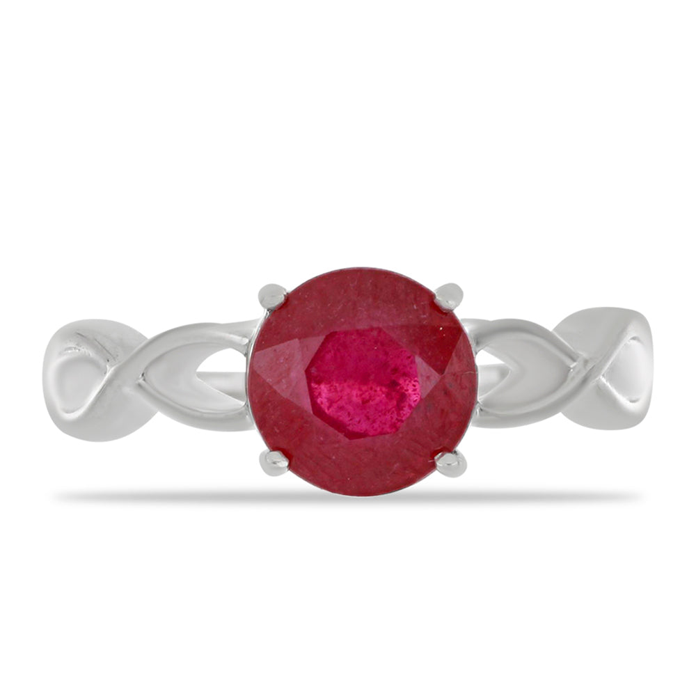 Anillo de Plata con Rubí de Madagascar 1 