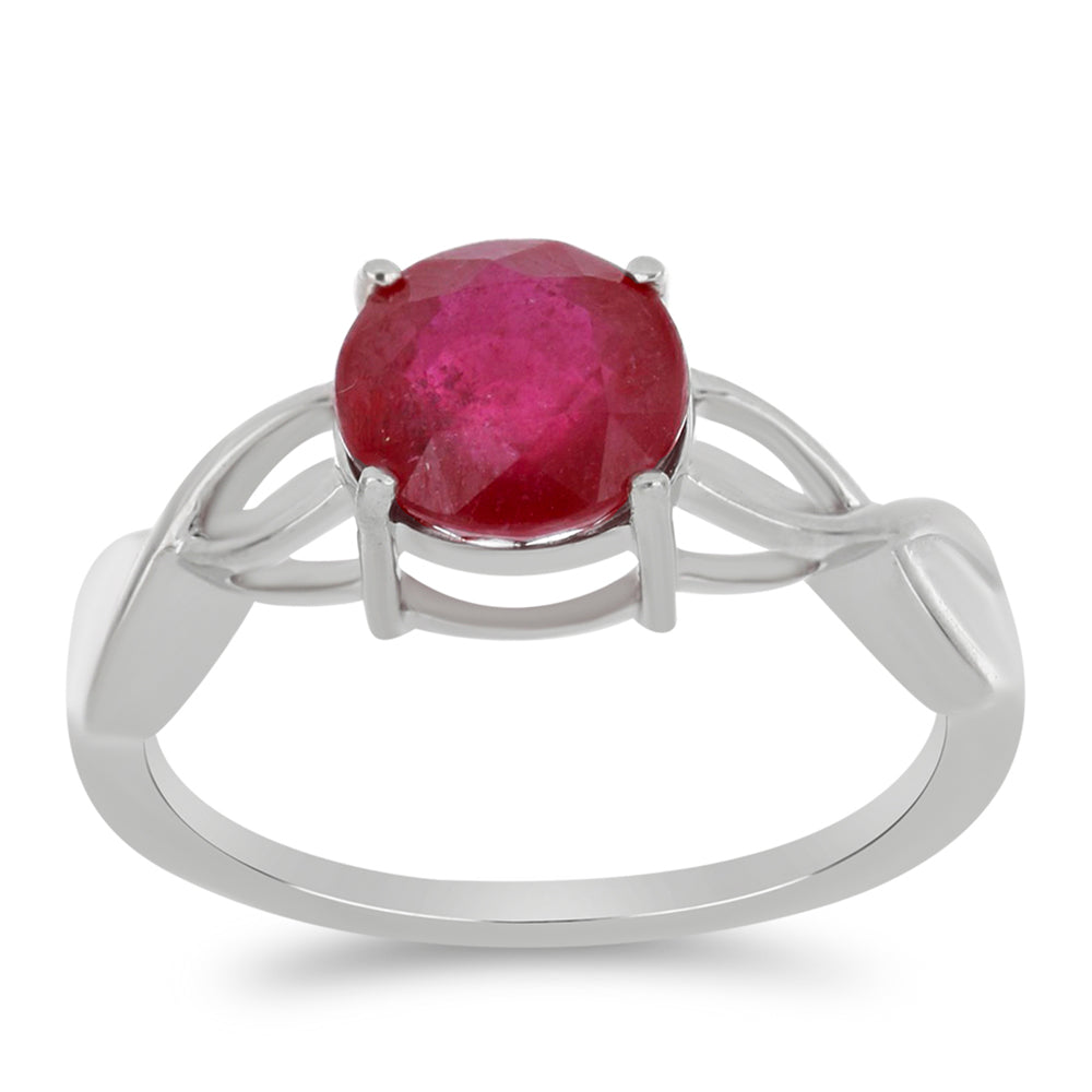Anillo de Plata con Rubí de Madagascar 3 