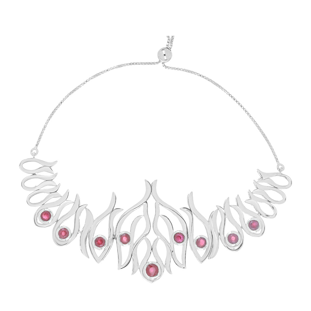 Pulsera de Plata con Rubí de Madagascar 1 