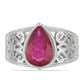 Anillo de Plata con Rubí de Madagascar