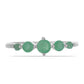 Anillo de Plata con Esmeralda de Brasil