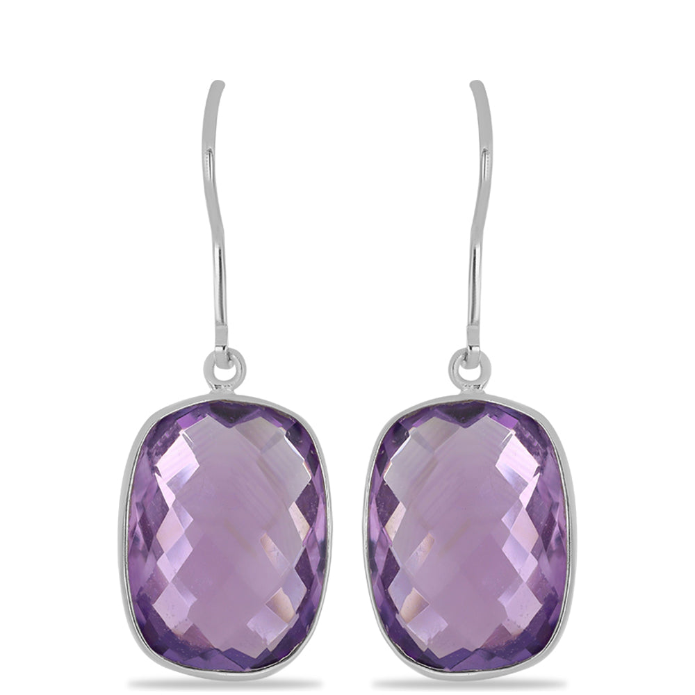 Pendientes de Plata con Amatista de Vera Cruz 1 