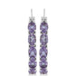 Pendientes de Plata con Amatista Rosa de Francia