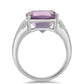 Anillo de Plata con Amatista Rosa de Francia