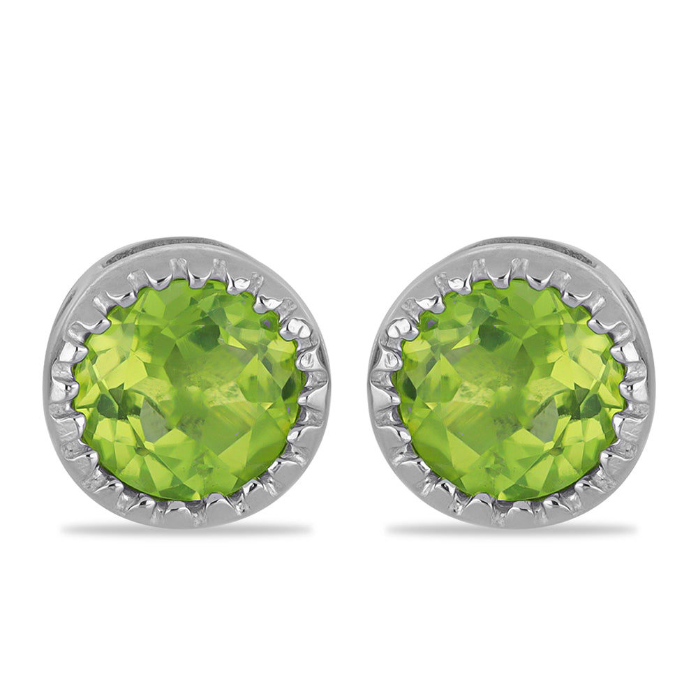 Pendientes de Plata con Peridoto de Changbai 1 