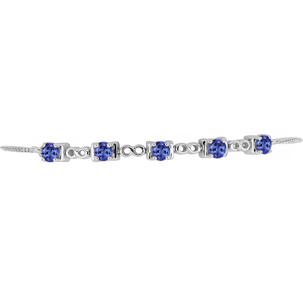 Pulsera de Plata con Tanzanita 2 