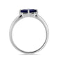 Anillo de Plata con Zafiro Azul Australiano
