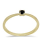 Anillo de Oro 9K con Diamante Negro