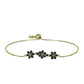 Pulsera de Oro 9K con Diamante Negro