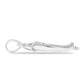 Colgante de Plata con Apatita Azul Cielo y Topacio Blanco