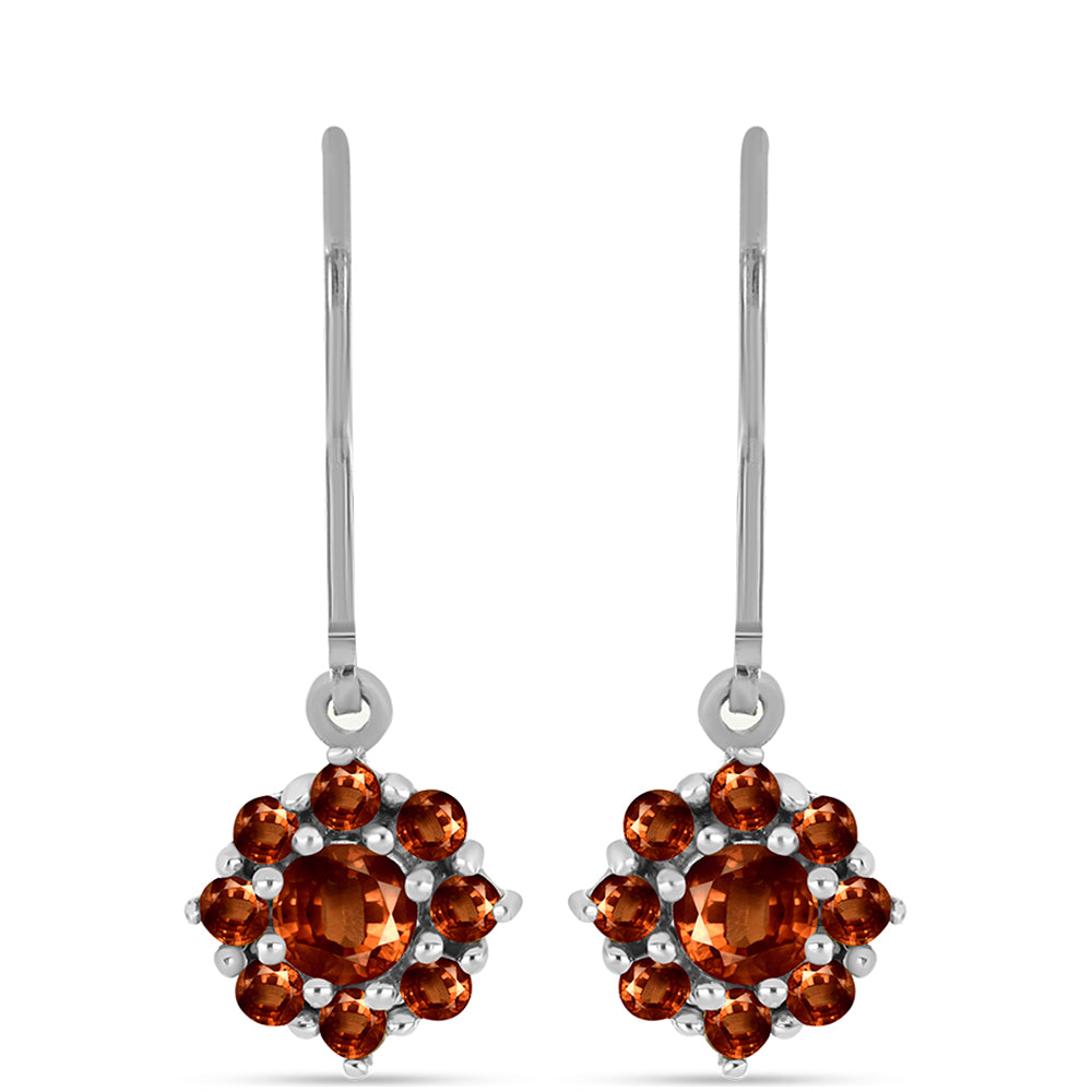 Pendientes de Plata con Andalusita