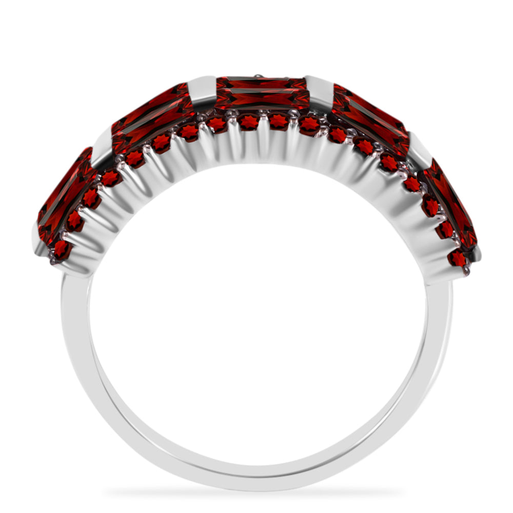 Anillo de Plata con Granate Barton 2 