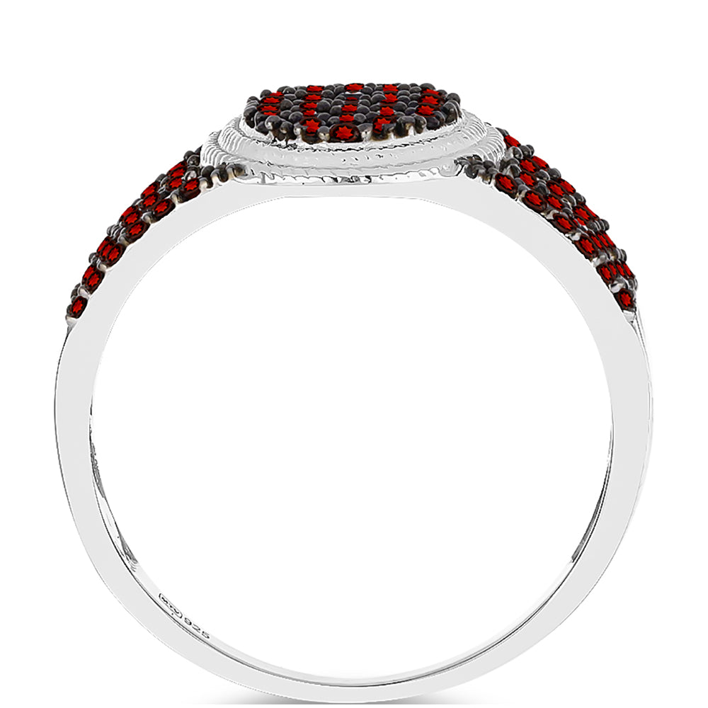 Anillo de Plata con Granate Barton