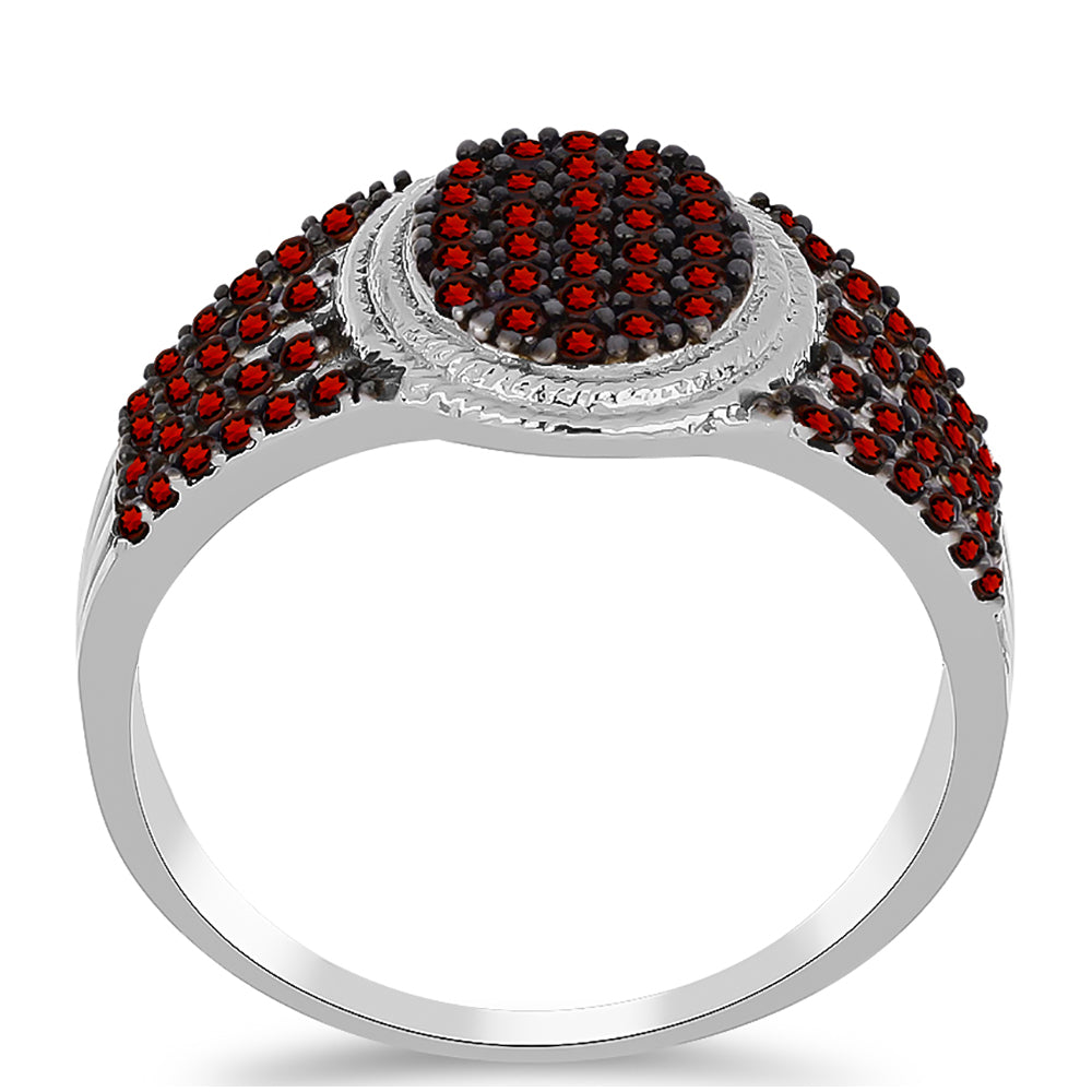 Anillo de Plata con Granate Barton 3 