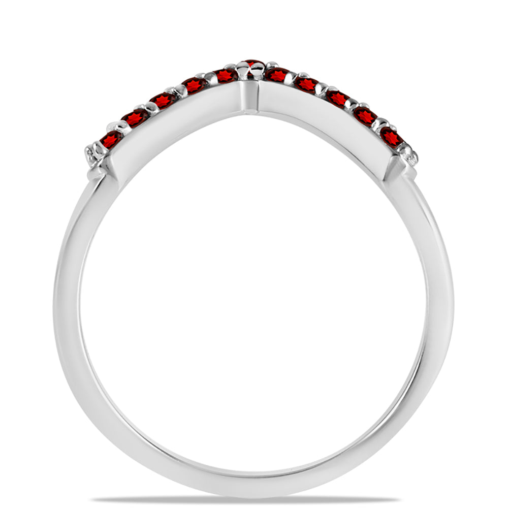 Anillo de Plata con Granate Barton 2 