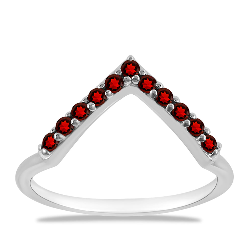 Anillo de Plata con Granate Barton 3 