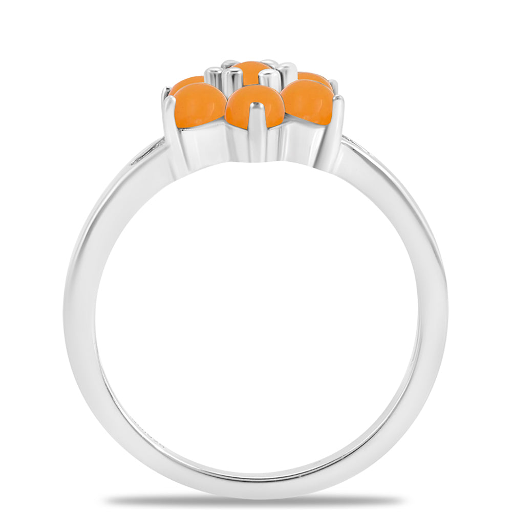 Anillo de Plata con Jade Amarillo 2 