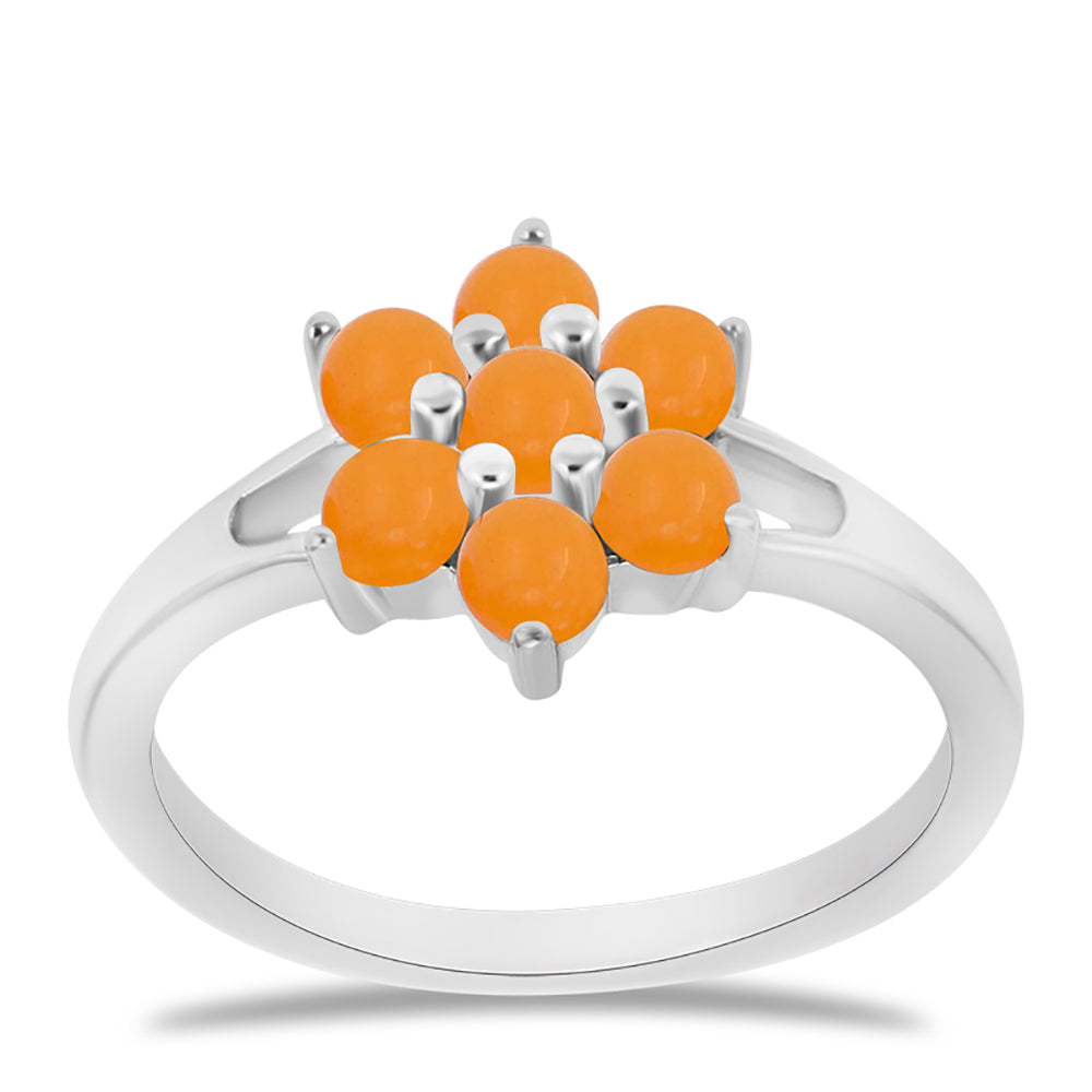 Anillo de Plata con Jade Amarillo 3 
