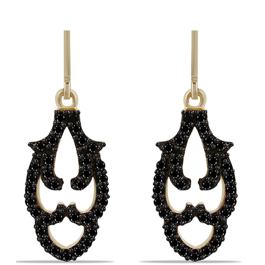 Pendientes de Plata Bañada en Oro