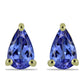 Pendientes de Oro 9K con Tanzanita AAA