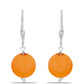 Pendientes de Plata con Jade Amarillo