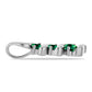 Colgante de Plata con Turmalina Verde