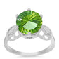 Anillo de Plata con Cuarzo Verde Helecho