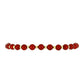 Pulsera de Plata Bañada en Oro con Perla roja de río