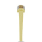 Anillo de Plata Bañada en Oro con Diamante Champagne y Diamante blanco