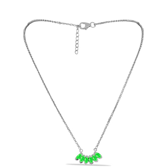 Collar de Plata con Ópalo Hialita