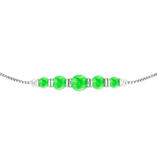 Pulsera de Plata con Ópalo Hialita
